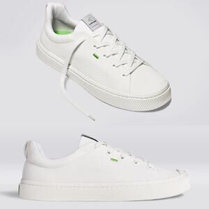 Cariuma Mens Off White Bamboo Knit IBI Low Sneaker size 8 shoes